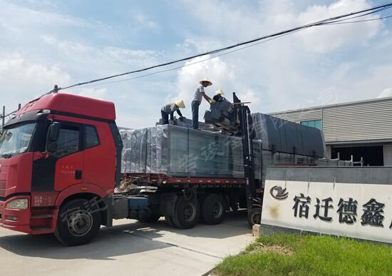 山东德州现代风格候车亭完成发货