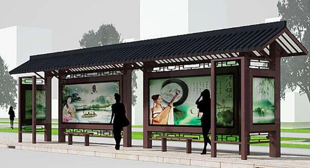 仿古候车亭备受青睐的原因原来在这里！
